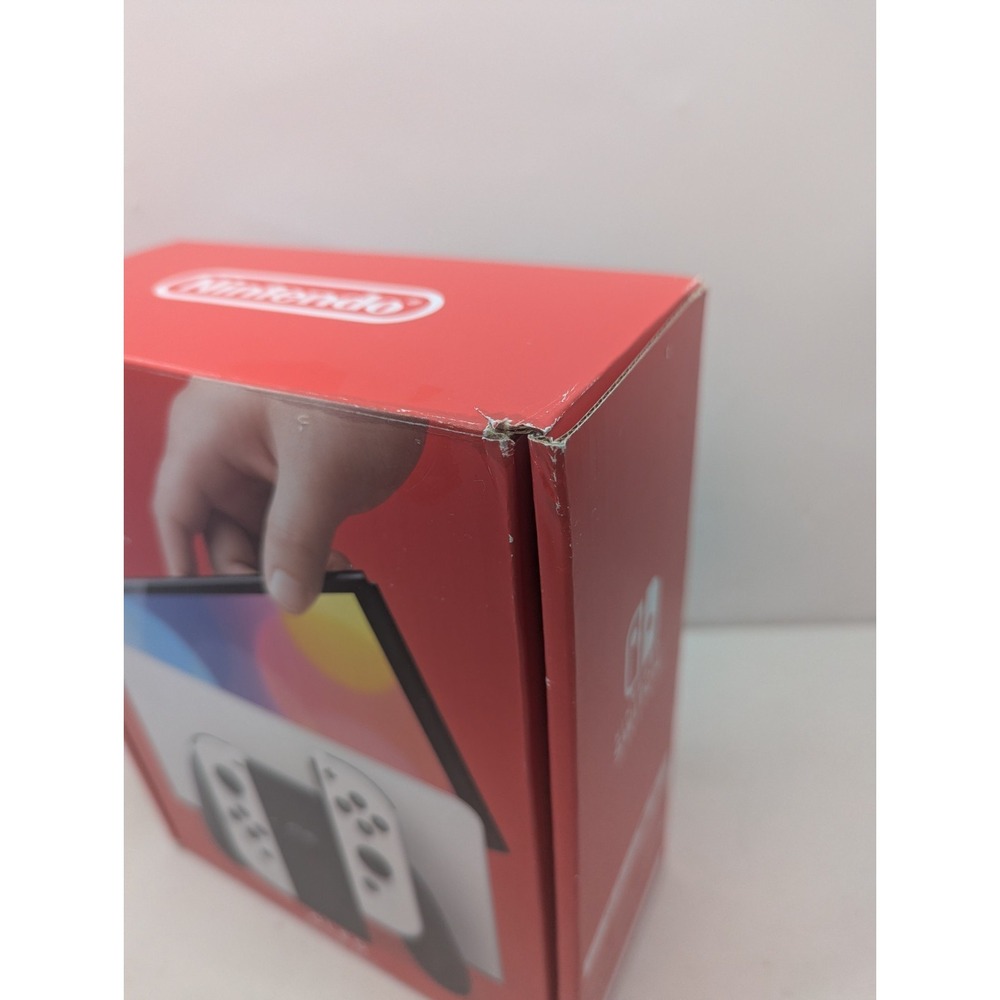 Nintendo Switch Oled BOX ONLY+ Cardboard Inserts Original Packaging Replacement - Picture 7 of 11